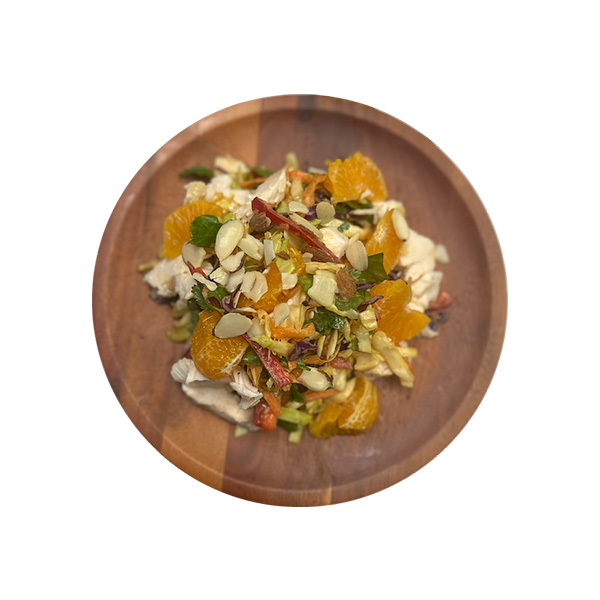 Thai Chicken Salad with Crispy Wonton Chips